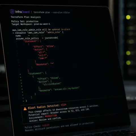 Real Pinnora output: code written by App Studio on a dark screen