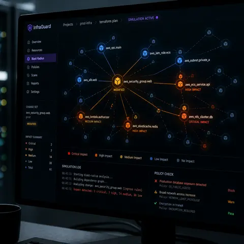 Real Pinnora output: dark analytics dashboard visual